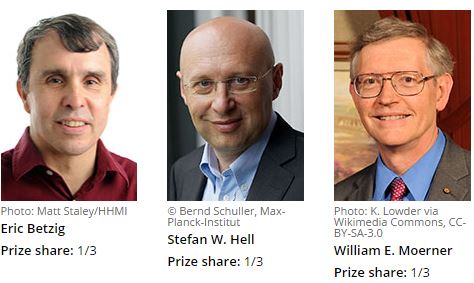برندگان نوبل شیمی 2014